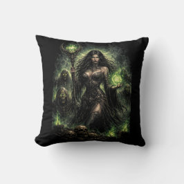 Queen of the Green Flame Kussen