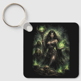 Queen of the Green Flame Sleutelhanger