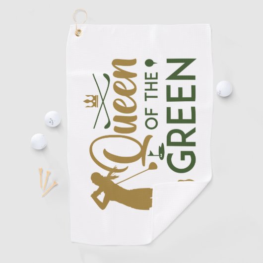 Queen Of The Green Golfhanddoek (Insitu)