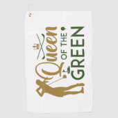 Queen Of The Green Golfhanddoek (Voorkant)
