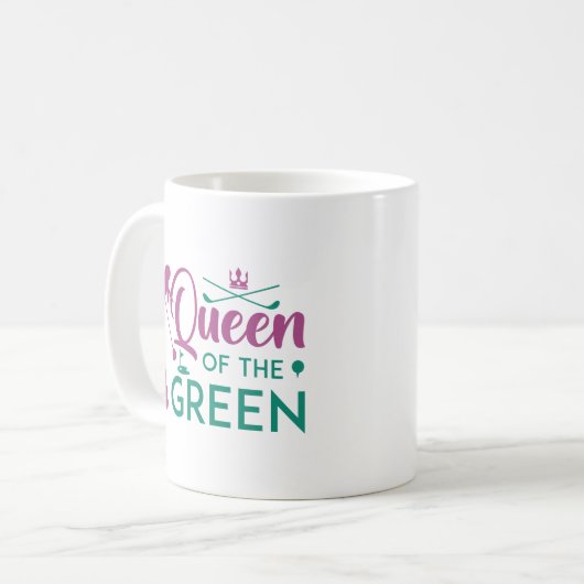Queen Of The Green Koffiemok (Voorkant links)