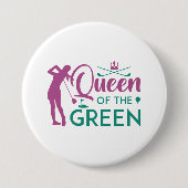 Queen Of The Green Ronde Button 7,6 Cm (Voorkant)