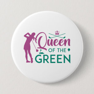 Queen Of The Green Ronde Button 7,6 Cm