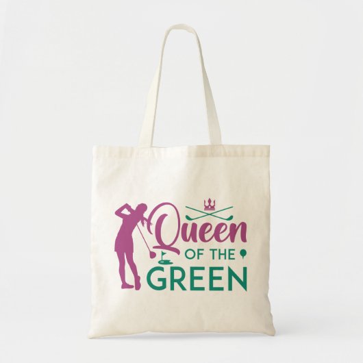 Queen Of The Green Tote Bag (Voorkant)