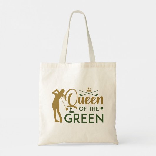 Queen Of The Green Tote Bag (Achterkant)