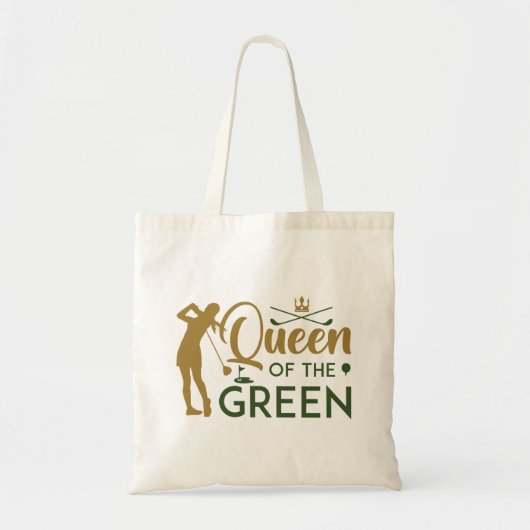 Queen Of The Green Tote Bag (Voorkant)