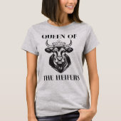 Queen of the Heifers Cow T-shirt (Voorkant)