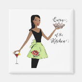 "Queen of the Kitchen" MAGNET (Voorkant)