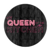 Queen Of The Kitchen Snijplank (Voorkant)