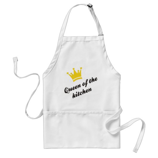 Queen of the Kitchen Standaard Schort (Voorkant)