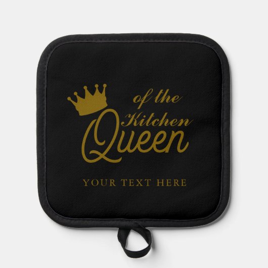 Queen of the Kitchen Stylish Pot Holder Pannenlap (Voorkant)