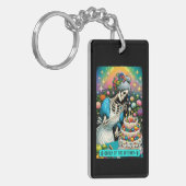Queen of the Kitchen Tarot Kaart Sleutelhanger (Voorkant Links)