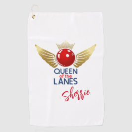 Queen of the Lanes Custom Bowling Handdoek