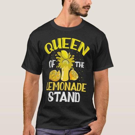 Queen of the Lemonade Stand Kiosk Summer Refreshme T-shirt (Voorkant)