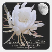 Queen of the Night スクエアシール Vierkante Sticker (Voorkant)