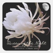 Queen of the Night スクエアシール Vierkante Sticker (Voorkant)