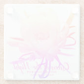 Queen of the Night Glazen Onderzetter (Achterkant)