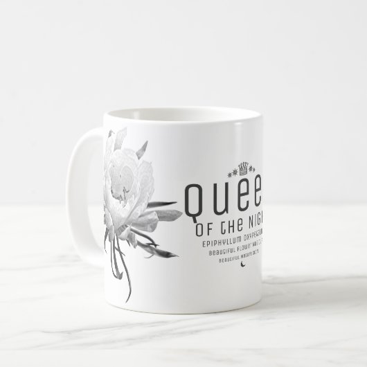 Queen of the Night Koffiemok (Voorkant links)