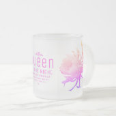 Queen of the Night Matglas Koffiemok (Voorkant rechts)