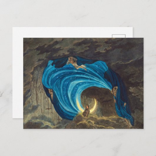 Queen of the Night Scene by Simon Quaglio Briefkaart (Voorkant / Achterkant)