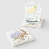 Queen of the Night Stenen Onderzetter (Zijkant)