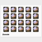 Queen of the Night Vierkante Sticker (Vel)