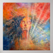 Queen of the Ocean beroemd gemaakt door Radiant Sp Poster (Voorkant)