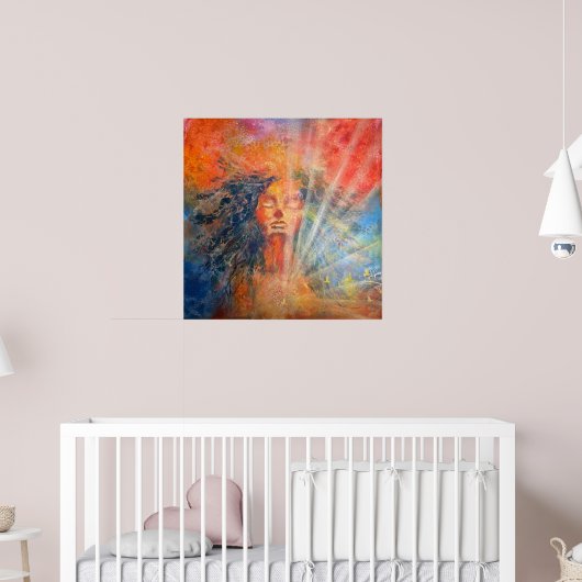 Queen of the Ocean beroemd gemaakt door Radiant Sp Poster (Kinderkamer 2)