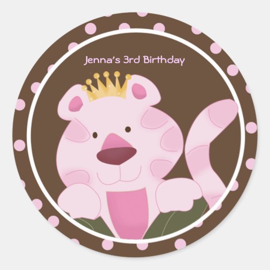 Queen of the Oerwoud Envelope Seals Favor Stickers (Voorkant)