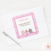 Queen of the Oerwoud & Friends Square Sticker (Envelop)