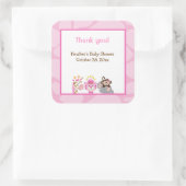 Queen of the Oerwoud & Friends Square Sticker (Tas)