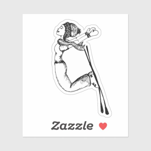 Queen of the Slopes - Sticker (Vel)