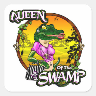 Queen of the Swamp Stickers