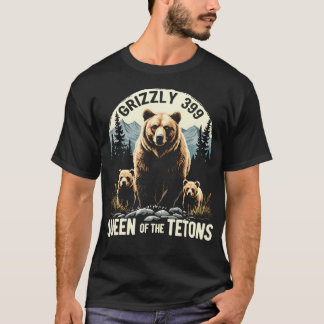 Queen of the Tetons Grizzly 399 Beer Lovers Nation T-shirt