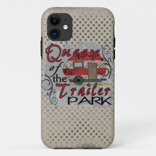 Queen of the Trailer Park Grappige iPhone 5 hoesje (Achterkant)