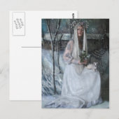 Queen of Winter Briefkaart (Voorkant / Achterkant)