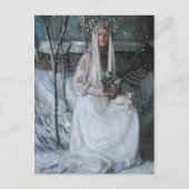 Queen of Winter Briefkaart (Voorkant)