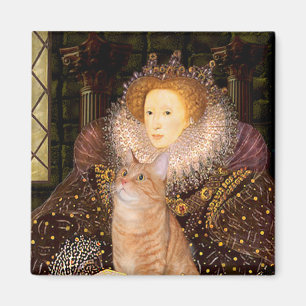 Queen - Oranje Tabby kat 46 Magneet