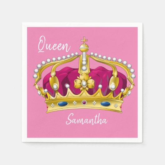 Queen papieren servetten (Voorkant)