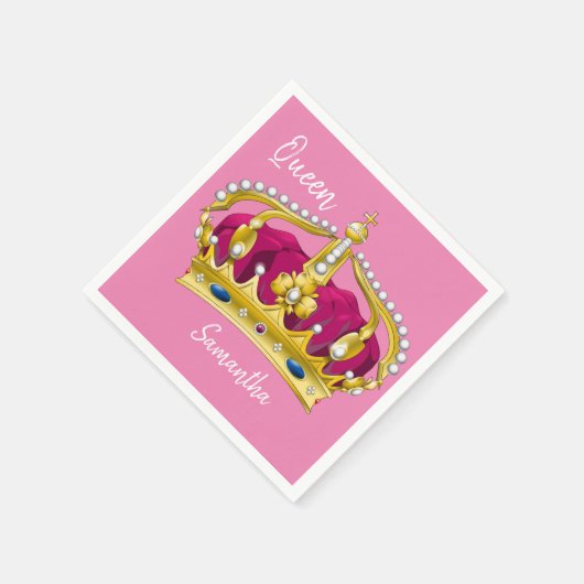 Queen papieren servetten (Hoek)