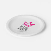 Queen Party Borden - Opstaan, Veroveren, Herhalen Papieren Bordje (Gekanteld)