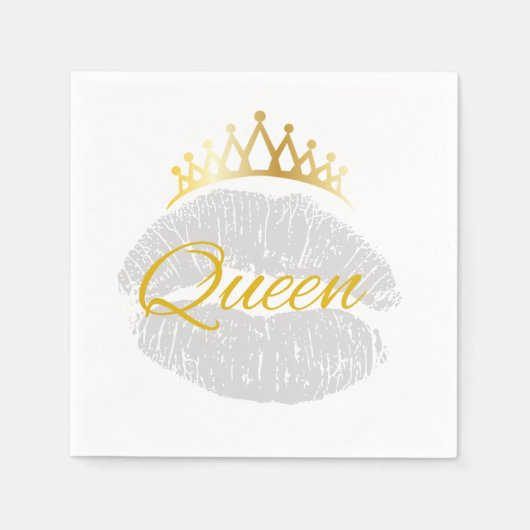 Queen Party Napkins Servet (Voorkant)