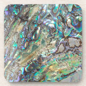 Queen paua shell bier onderzetter (Voorkant)