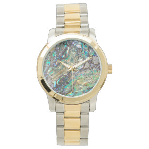Queen paua shell horloge