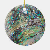 Queen paua shell keramisch ornament (Achterkant)