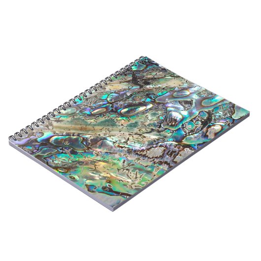 Queen paua shell notitieboek (Linkerzijde)