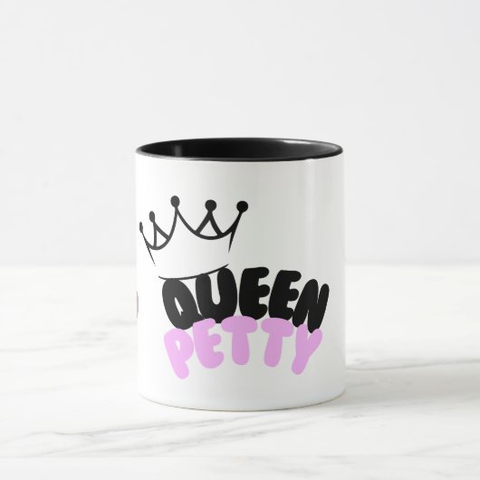 Queen Petty Crown Coffee Mok (Midden)