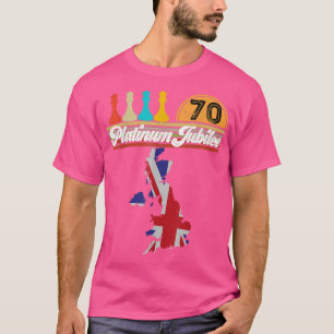 Queen Platinum Jubilee Queens Jubilee British UK G T-shirt
