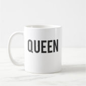Queen Print Koffiemok (Links)