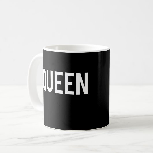 Queen Print Koffiemok (Voorkant links)